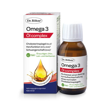 Flasche Omega 3 Öl